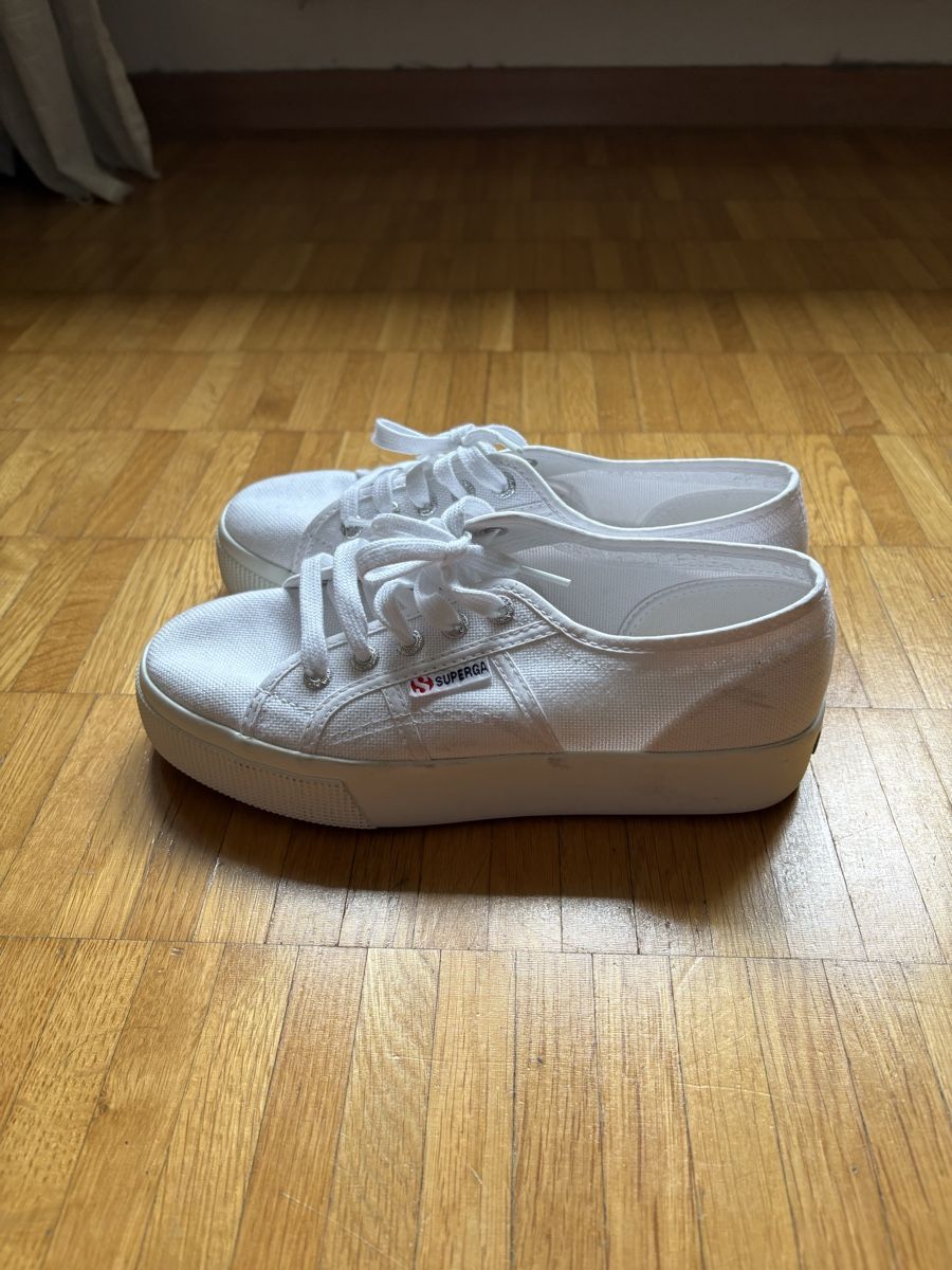 Superga Scarpe da uomo: Superga 2740 PLATFORM UNISEX - Trainers - white – Nuovo (secondo la descrizione) da Zürich venduto da sar_7hht 1