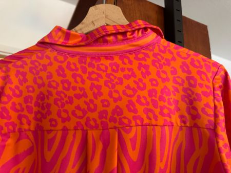 Gretchen Scott-Sommer Kleid Pink Orange Animal Print Gr.S