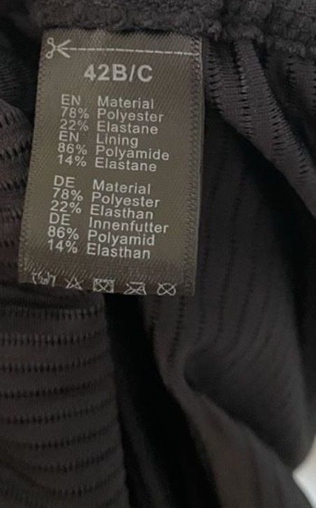 Beldona Badekleider & Bikinis: Tankini Schwarz Beldona, 80/85 B/C – Gebraucht aus Watt von apfel70rot 7