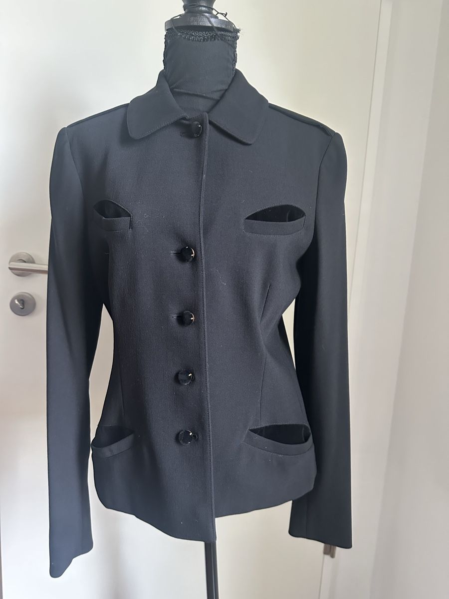Prada Jacken: Prada - beautiful jacket with velvet inserts IT46 - – Neu (gemäss Beschreibung) aus Langnau am Albis von bar_ml6k