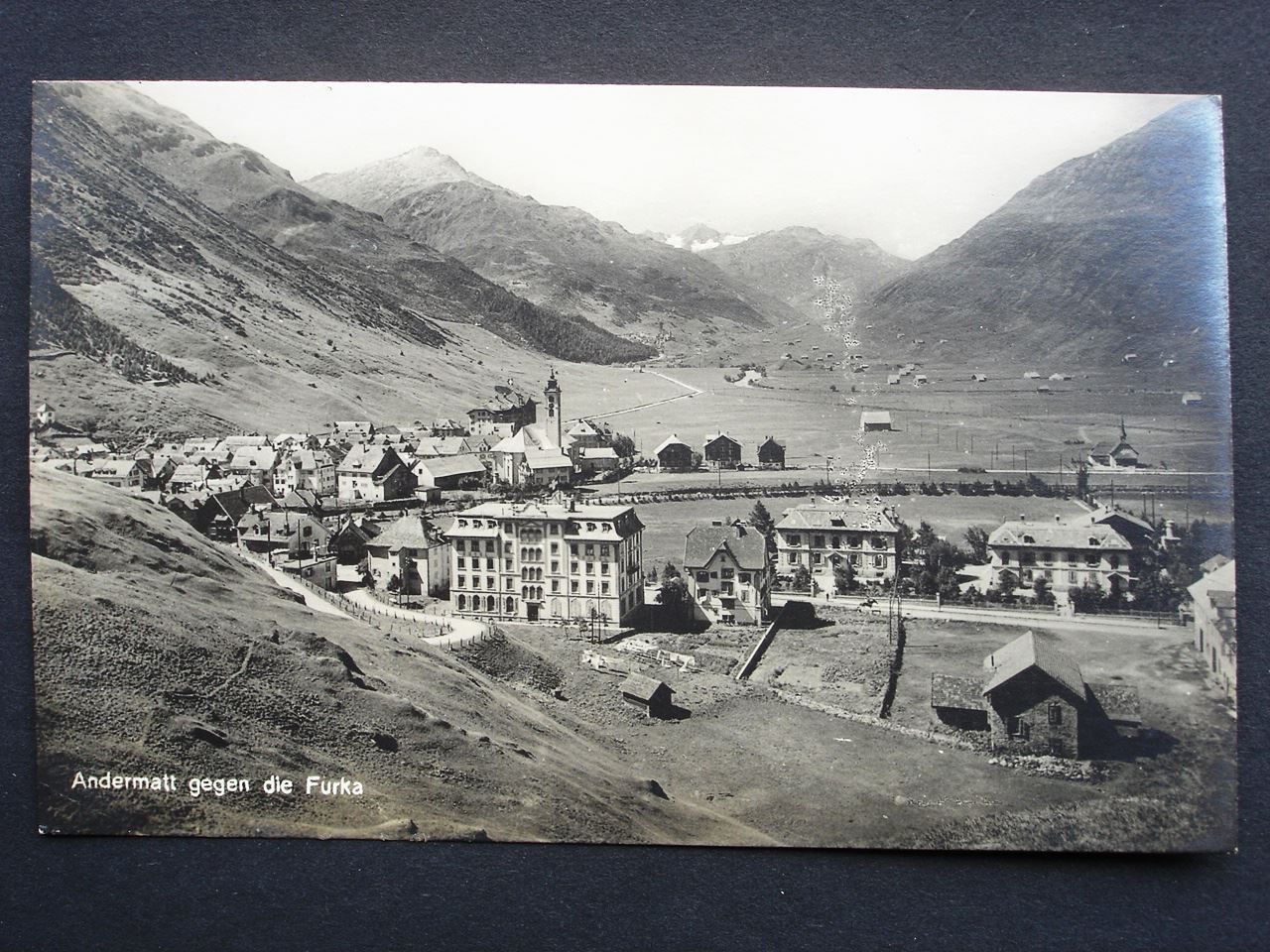 Cartoline postali: ANDERMATT gegen die Furka – Usato da Jona venduto da philajona