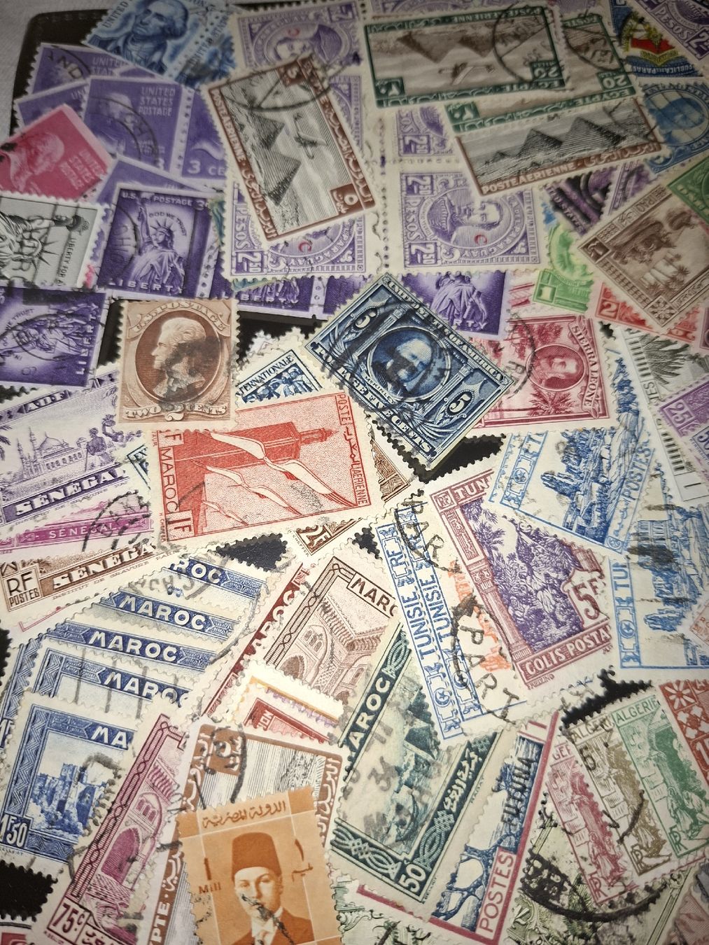 Alle Briefmarken: Lot Ausland 1# – Gebraucht aus Balgach von SIMEON27 3