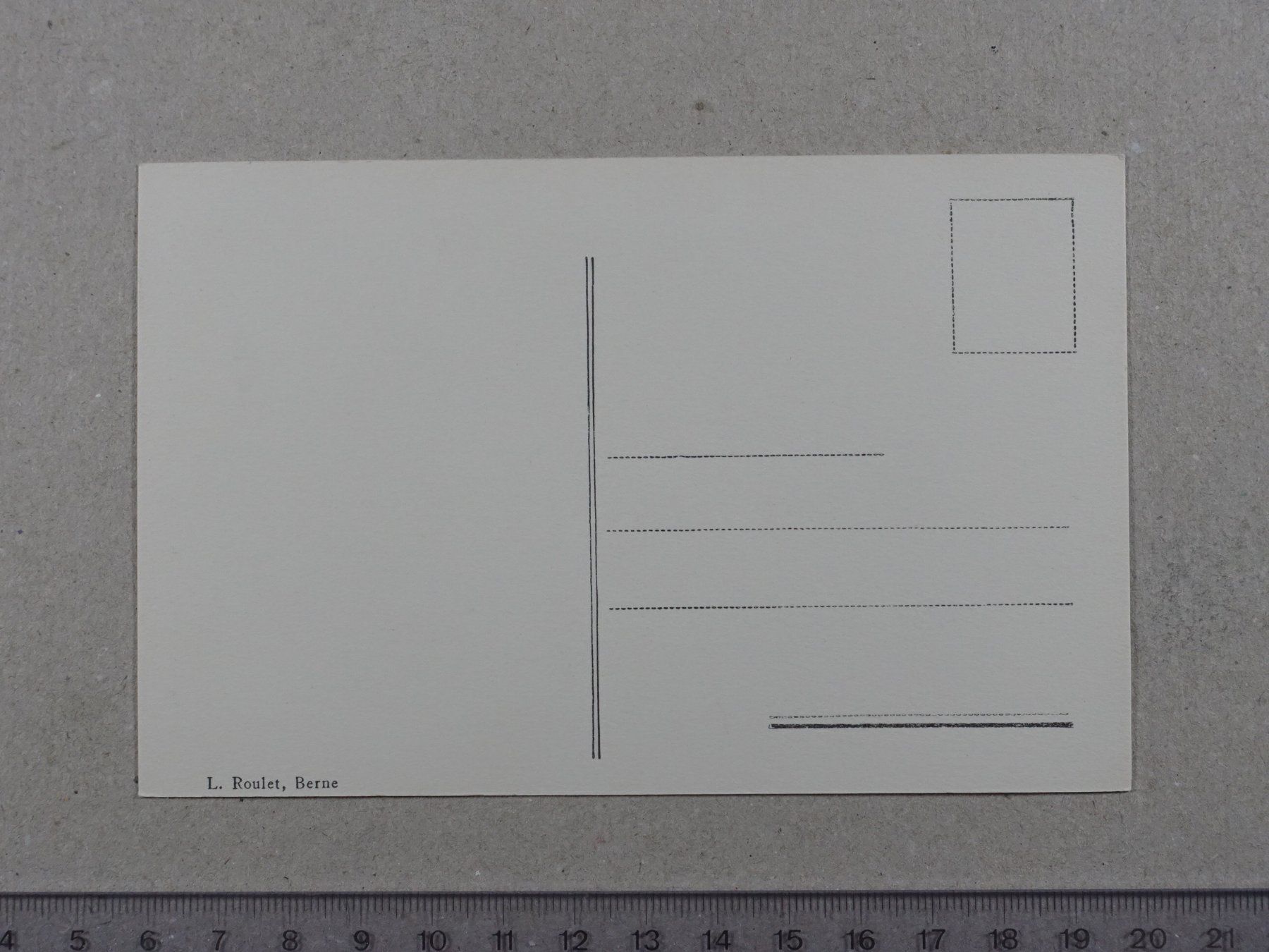 Cartoline postali: Bern, Weltpostdenkmal – Usato da Lenzburg venduto da fh1 1