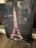 Wandbild Eiffelturm pink beleuchtet 🌃🗼💖