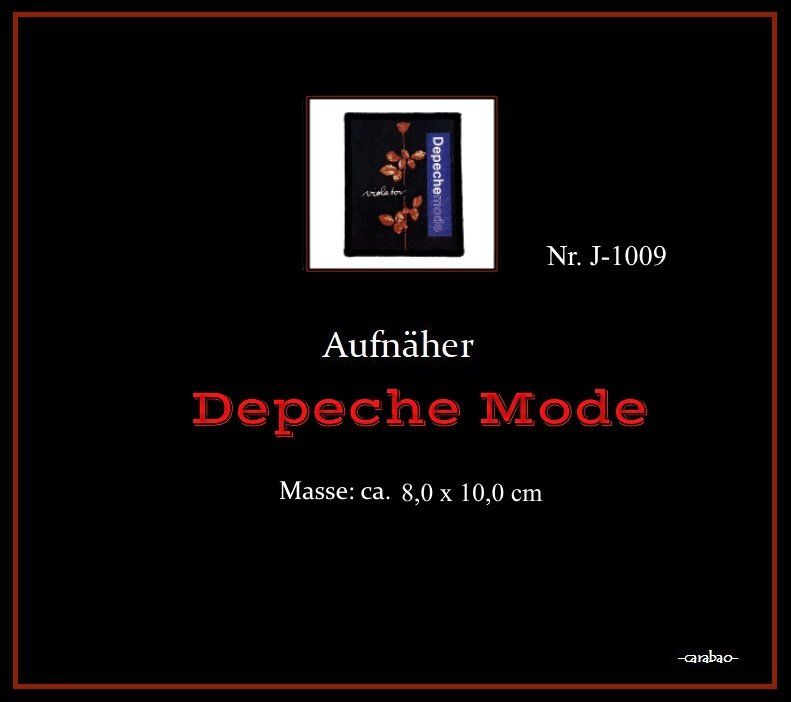 Toppe: Aufnäher Depeche Mode - Nr. J-1009 – Nuovo (secondo la descrizione) da Winterthur venduto da --carabao-- 3