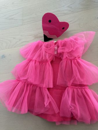 Flamingo Umhang und Reif