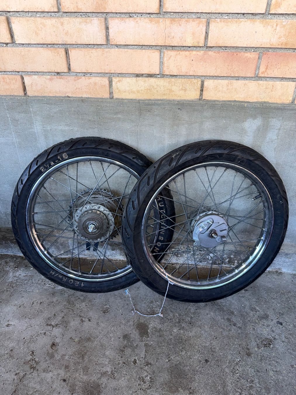 Puch Mofa-Ersatzteile: Mofa Radsatz 16 Zoll – Gebraucht aus Fahrni b. Thun von berger_tuning34 4