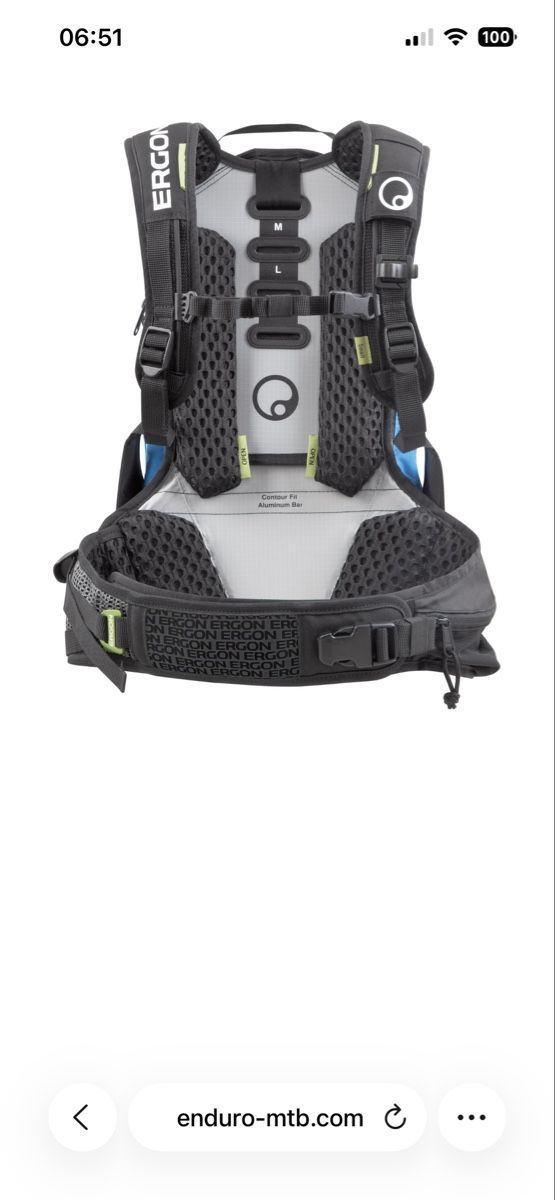 Ergon Zaini: Ergon BA3 Super Enduro Rucksack (Fahrradrucksack) – Usato da Merenschwand venduto da ___niggi___ 1