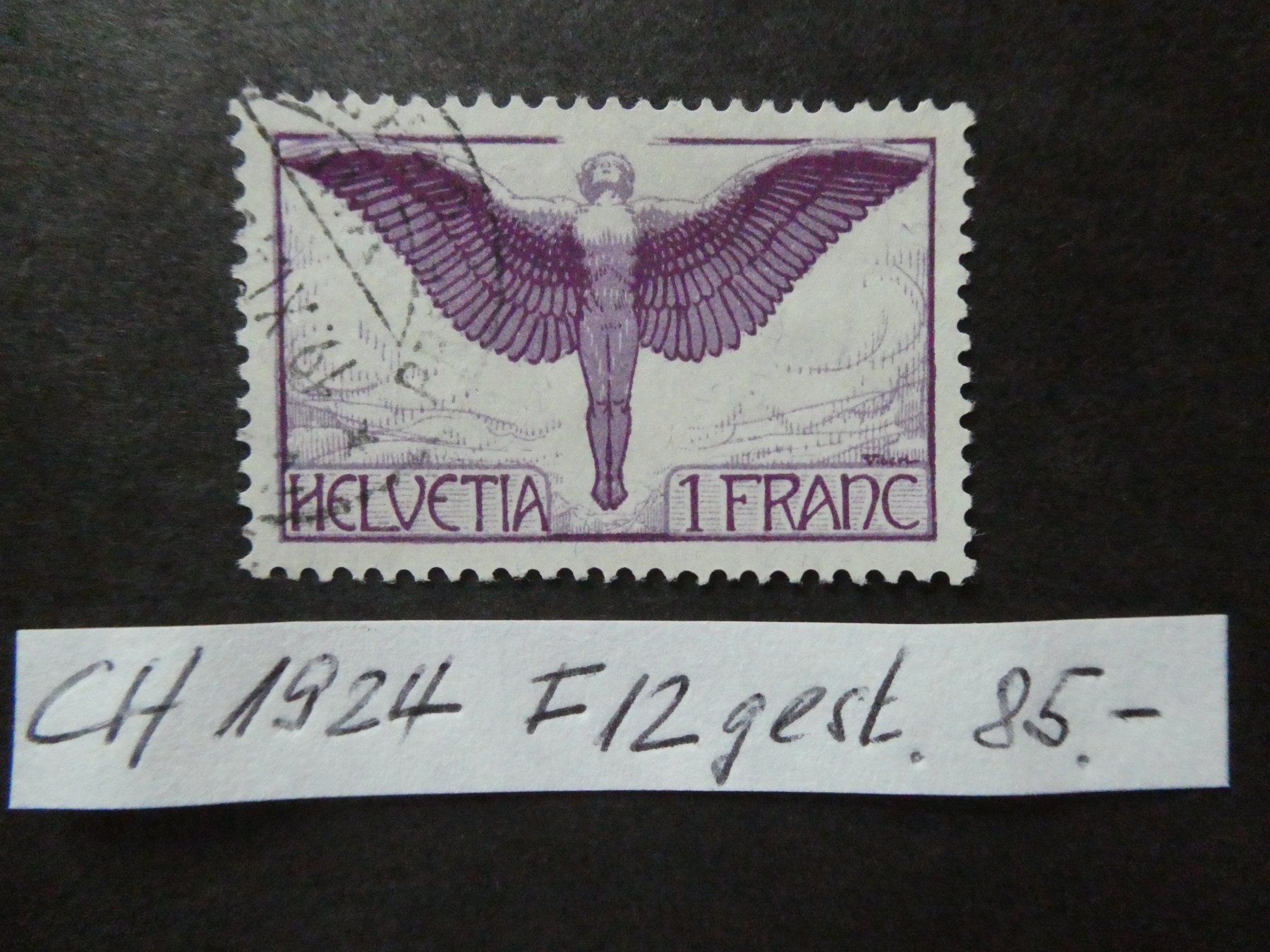 Tutti i francobolli: CH 1924 Nr. F12 gestempelt – Usato da Lausen venduto da Herbamare01
