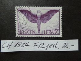 CH 1924 Nr. F12 gestempelt