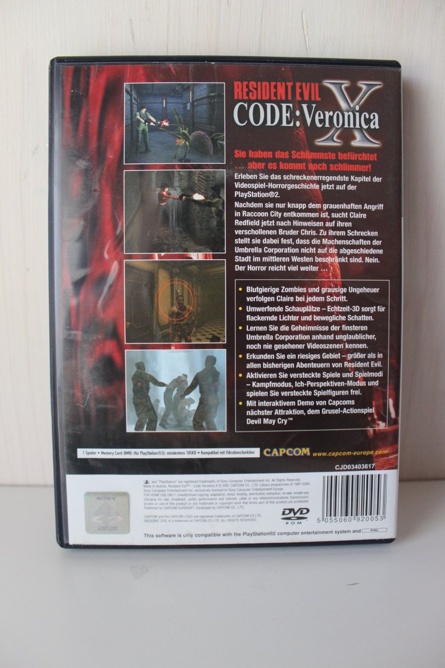 Jeux: Resident Evil Code Veronica X - PS2 - PlayStation 2 komplett – D'occasion à Ebertswil par Ricogoeritz 1