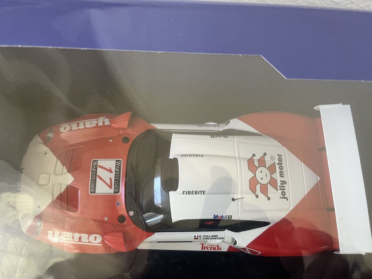 Porsche Modellini d'auto: Porsche 911 GT1.  1:18 – Nuovo e nell'imballaggio originale da Rümlang venduto da Papamoll4 3