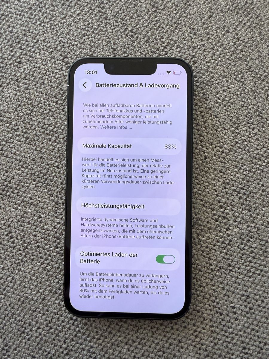 Apple Handys / Smartphones: Iphone 13 Mini Schwarz – Gebraucht aus Frauenfeld von pga_f5xt 4