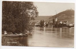 STEIN AM RHEIN Kind im Ruderboot