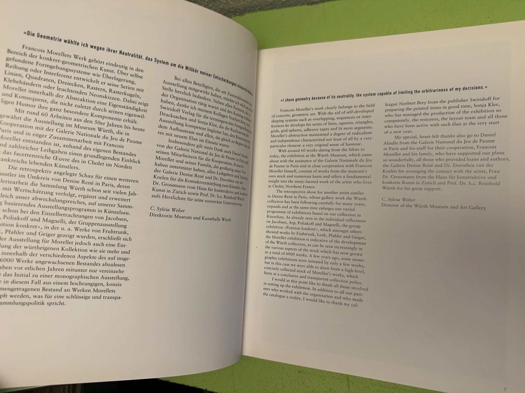 Bücher: C. Sylvia Weber: Morellet – Gebraucht aus Zürich von allp 4