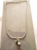 Chaine d‘argent 925 et pendentif argent et plaqué or 