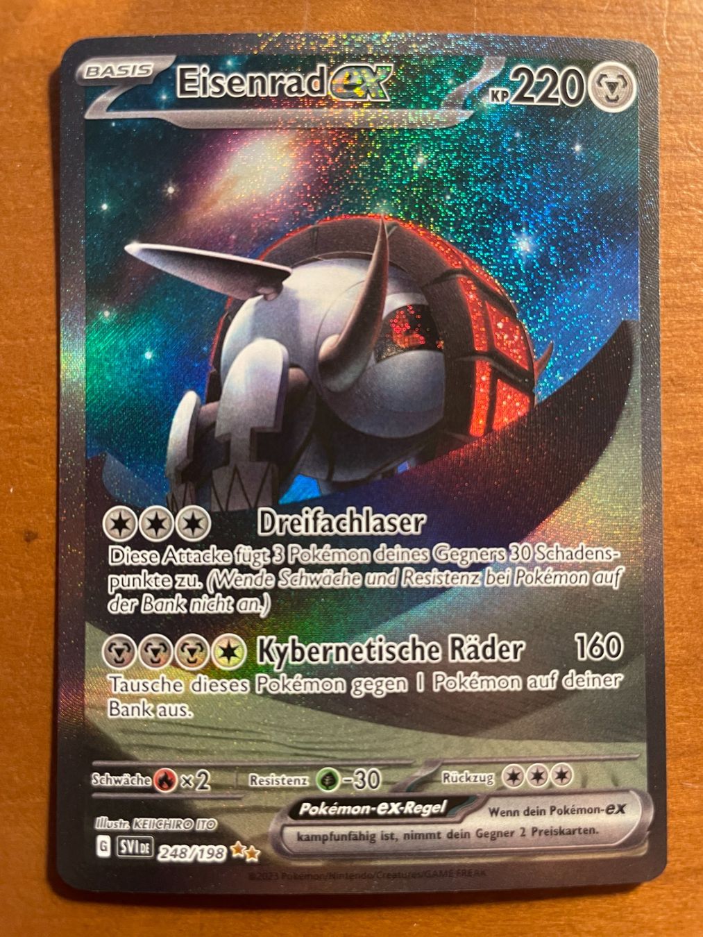 Pokémon Carte collezionabili: Pokemon Eisenrad eX (Versand gratis) – Nuovo (secondo la descrizione) da Chur venduto da Angerson