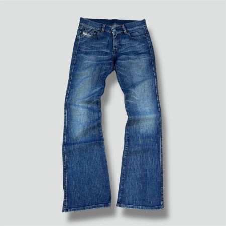 Diesel Industry vintage wide-leg stonewashed jeans retro 90s