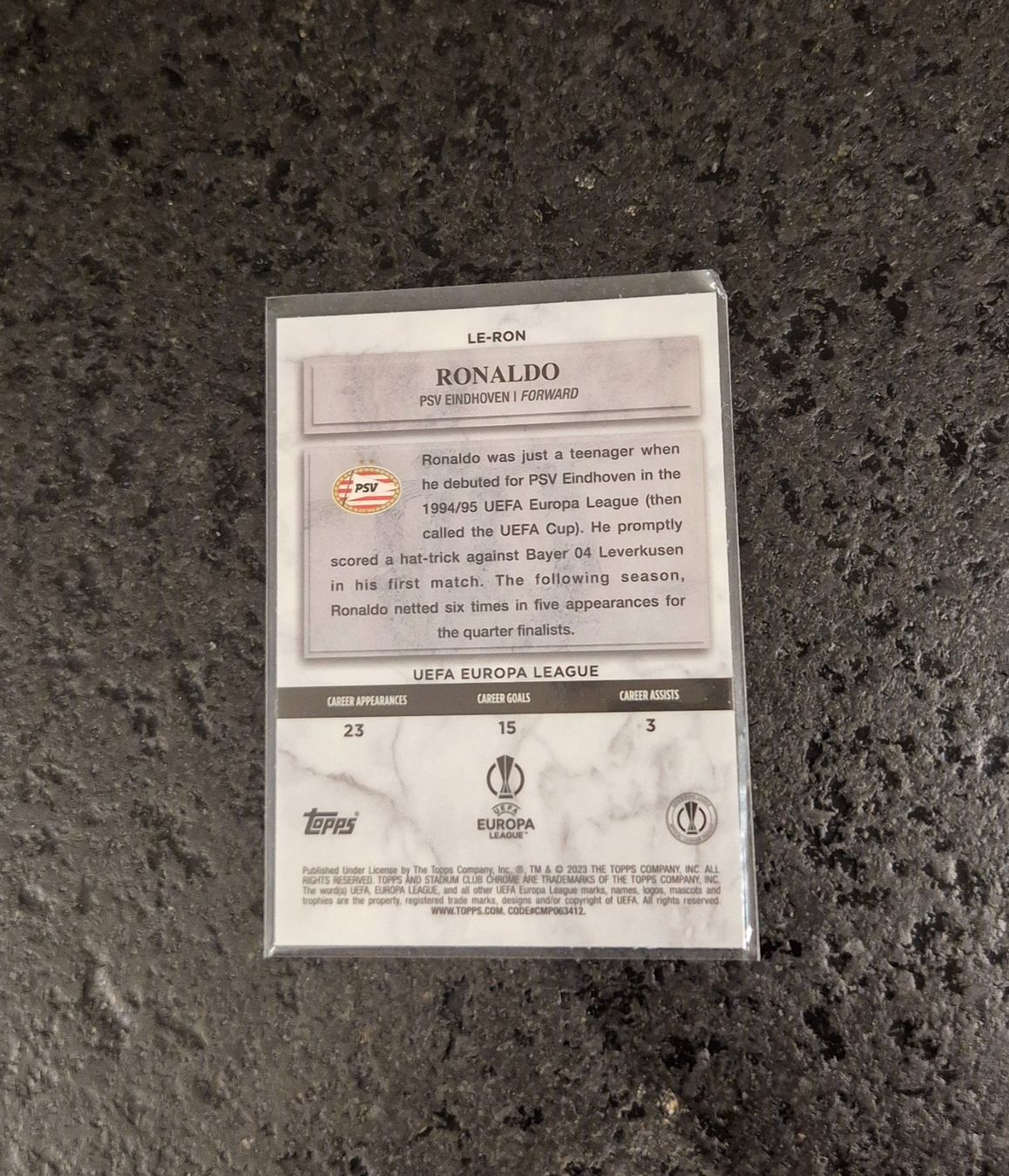 Topps Carte collezionabili: Ronaldo R9 - PSV Eindhoven - Topps – Nuovo (secondo la descrizione) da Burg AG venduto da Danoe 1