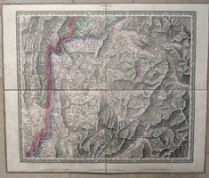 Genève Landkarte von Wöerl 1835
