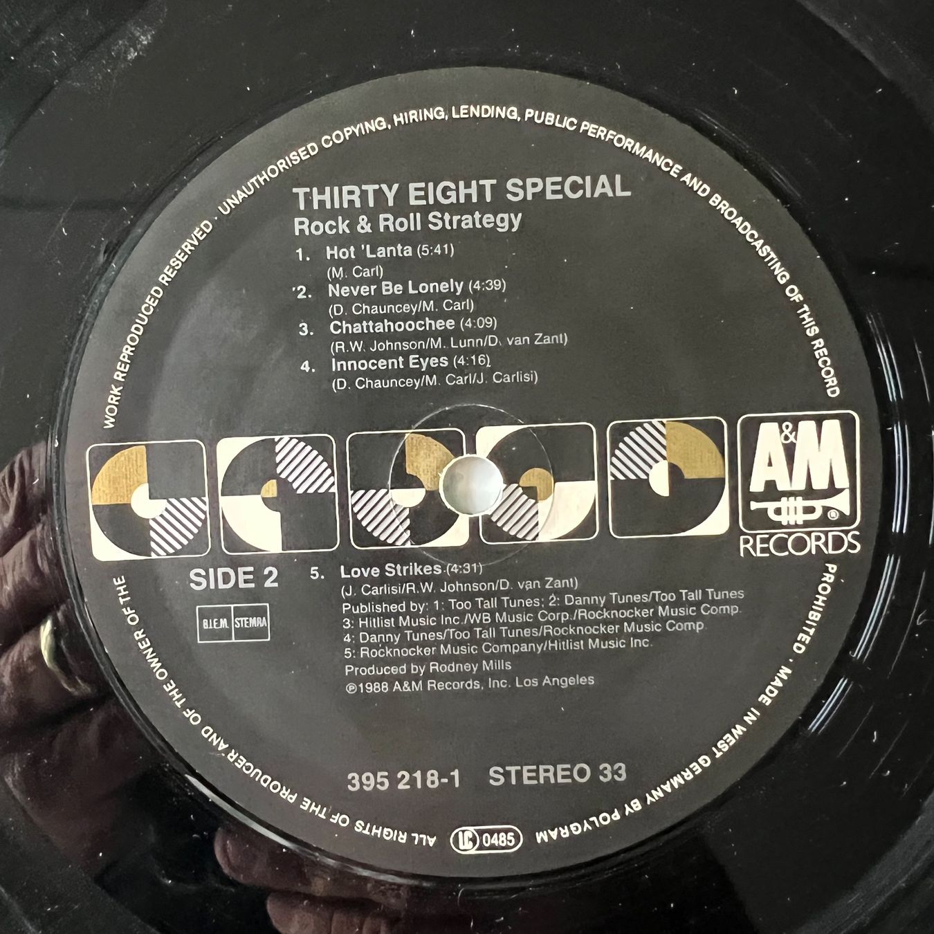 Dischi in vinile: 38 Special - Rock & Roll Strategy / 1. D-Press. 1988 – Usato da Gais venduto da soundcave57 2