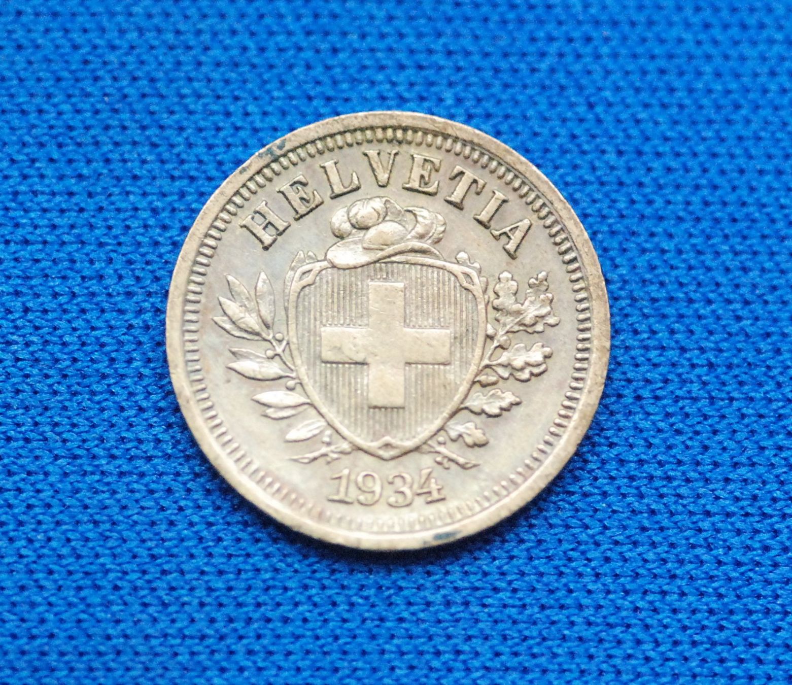 Alle Münzen: Alter 1 Rappen, Jg. 1934 – Gebraucht aus Mühlethal von sowato 2