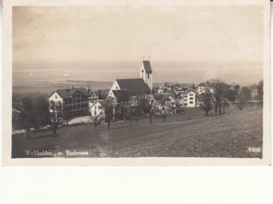 Cartoline postali: Wolfhalden 1931 – Usato da Bürglen TG venduto da StampGraf