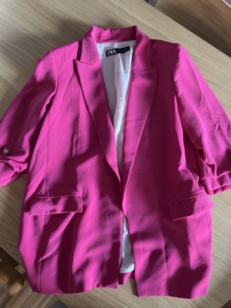 ZARA Blazer pink Grösse L 