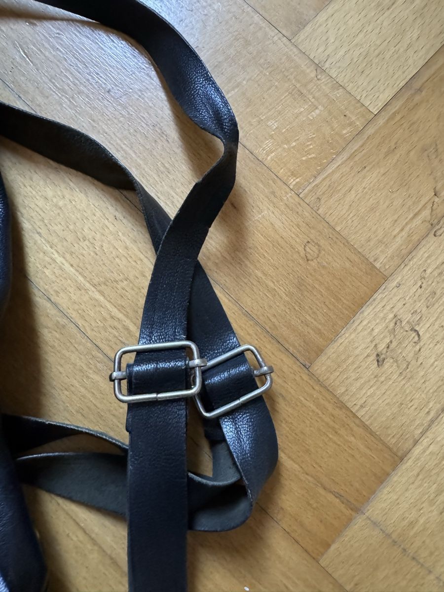 Rucksäcke: Rucksack Leder schwarz gebraucht – Gebraucht aus Luzern von RoRoFriday 2