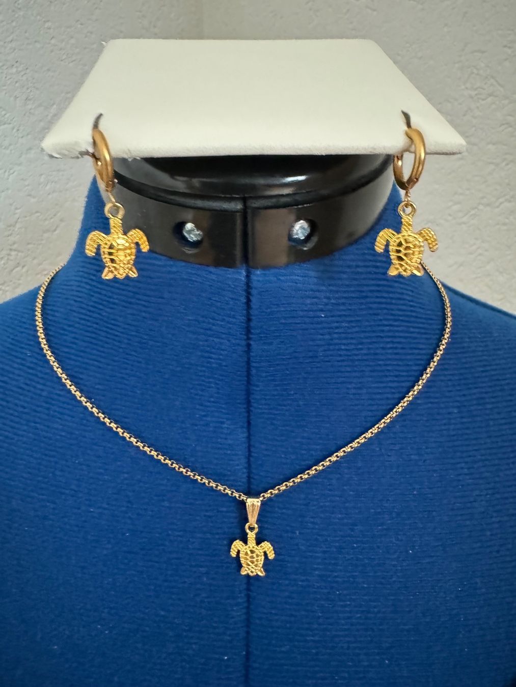 Altri gioielli: Kette und Ohrringe mit Schildkröte – Nuovo (secondo la descrizione) da Dübendorf venduto da Sonibell