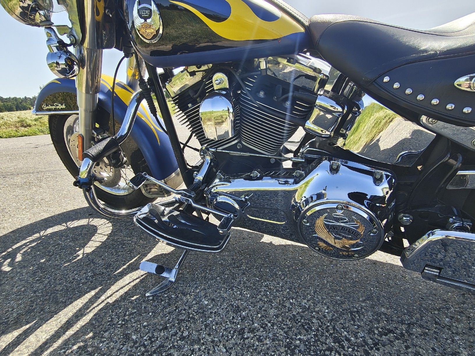 Harley-Davidson Chopper: Harley Davidson Softail classic, frisch ab service. – Gebraucht aus Lufingen von DannyT01 8