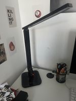 Black LED Desk Lamp with Multiple Modes