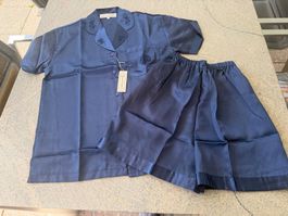 Kurz Pyjama in der Grösse M dunkelblau