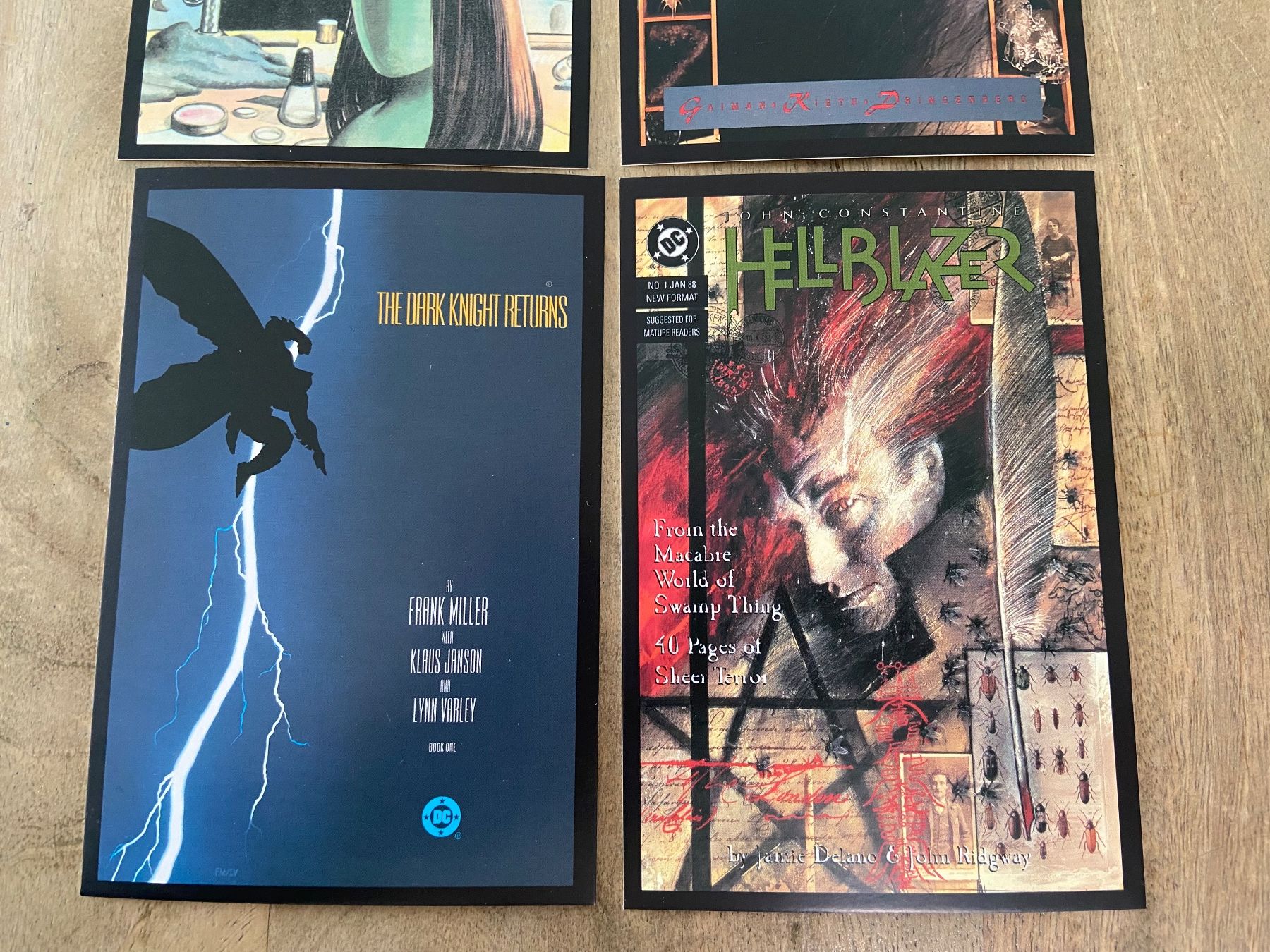 Cartoline postali: 4 Postkarten DC Comic Cover Ak neu – Nuovo (secondo la descrizione) da Luzern venduto da waterfront1 2