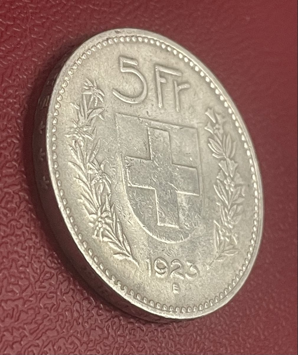 Tutti le monete: 5 Fr. 1923 Silbermünze – Usato da Meilen venduto da Silver-Rules 1