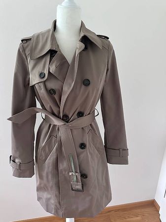 M&S Autograph Trenchcoat Taupe Gr. 36 UK 10