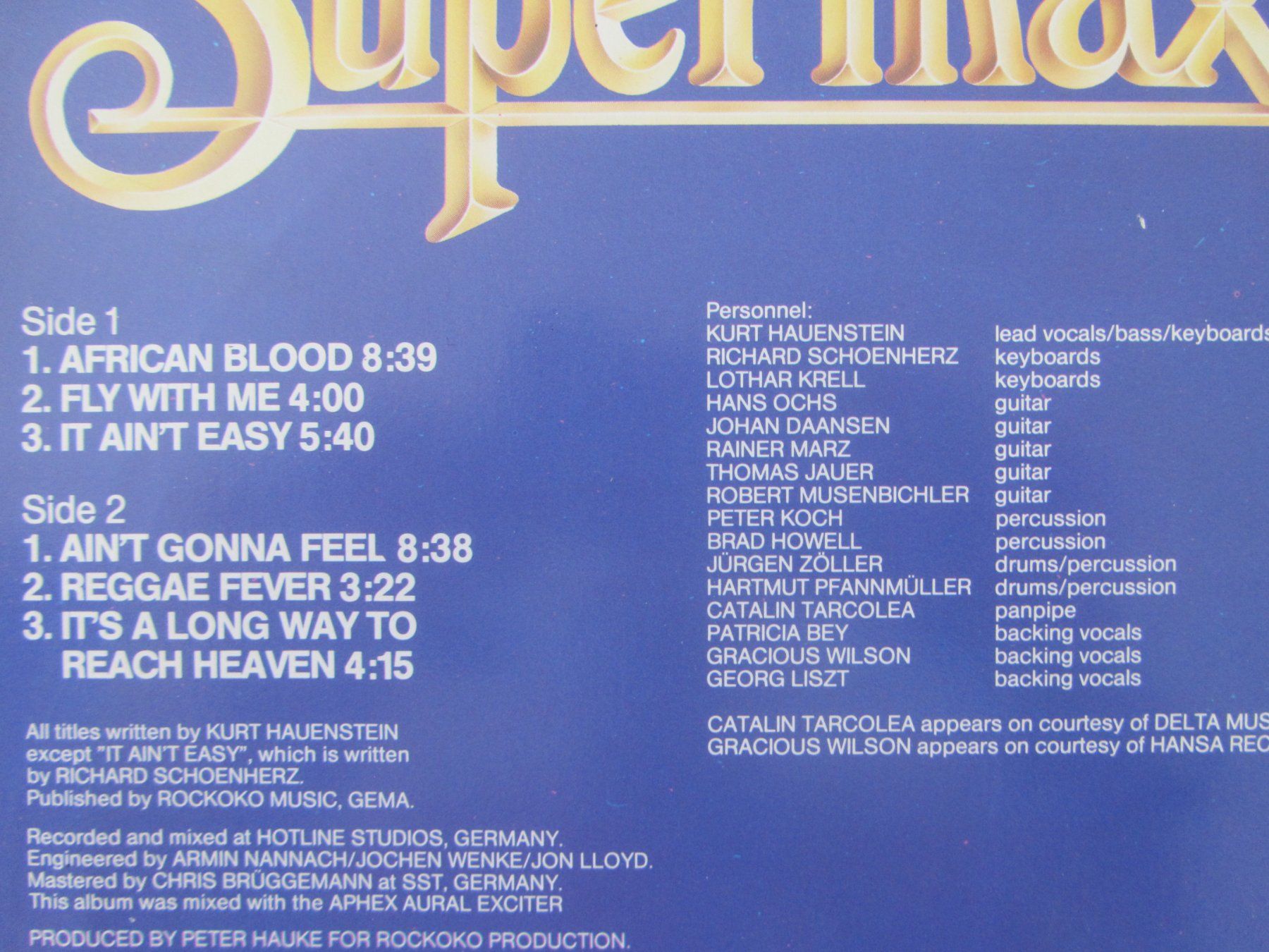 Dischi in vinile: Supermax:  Fly With Me Vinyl LP – Usato da Seengen venduto da mikelele 4