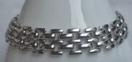 Bracciale stile maglia unisex 23 cm