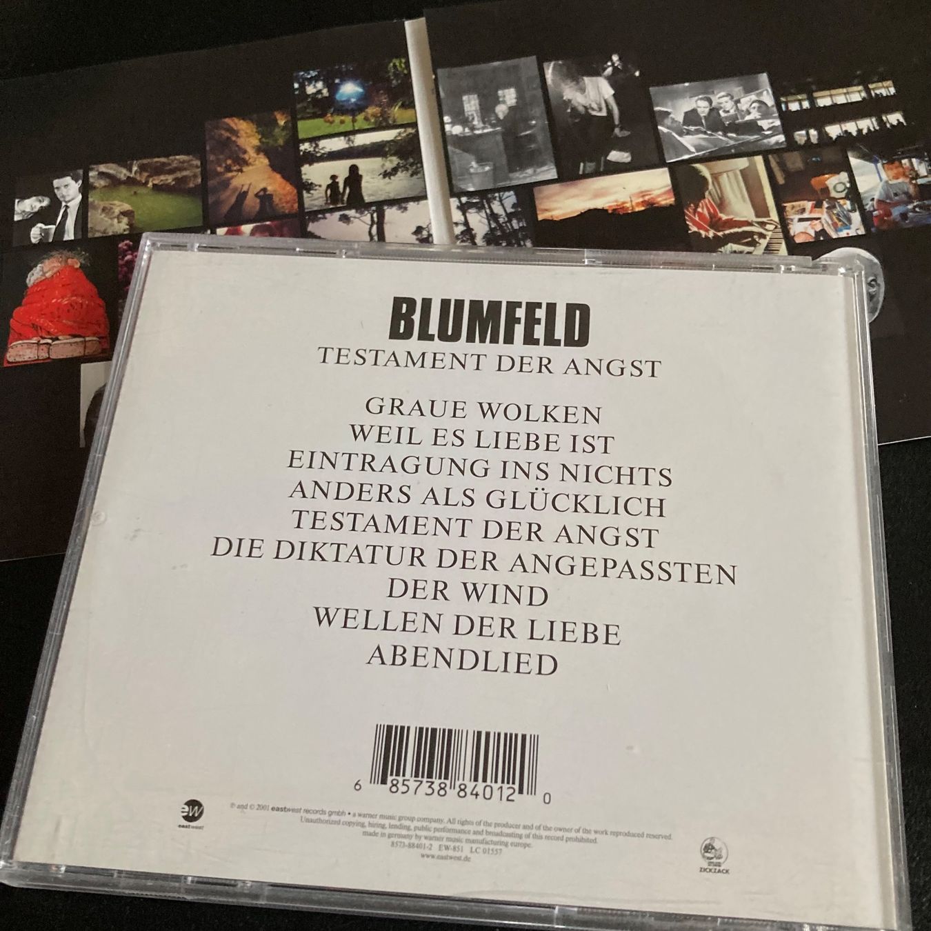 CDs: Blumfeld - Testament Der Angst – Gebraucht aus Bern von Ntsamina 1