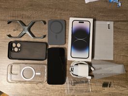 iPhone 14 Pro 256 GB Schwarz Top Zustan