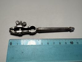 Antiker Schweizer Uhrmacher-Handkloben (ca. 1900-1940)