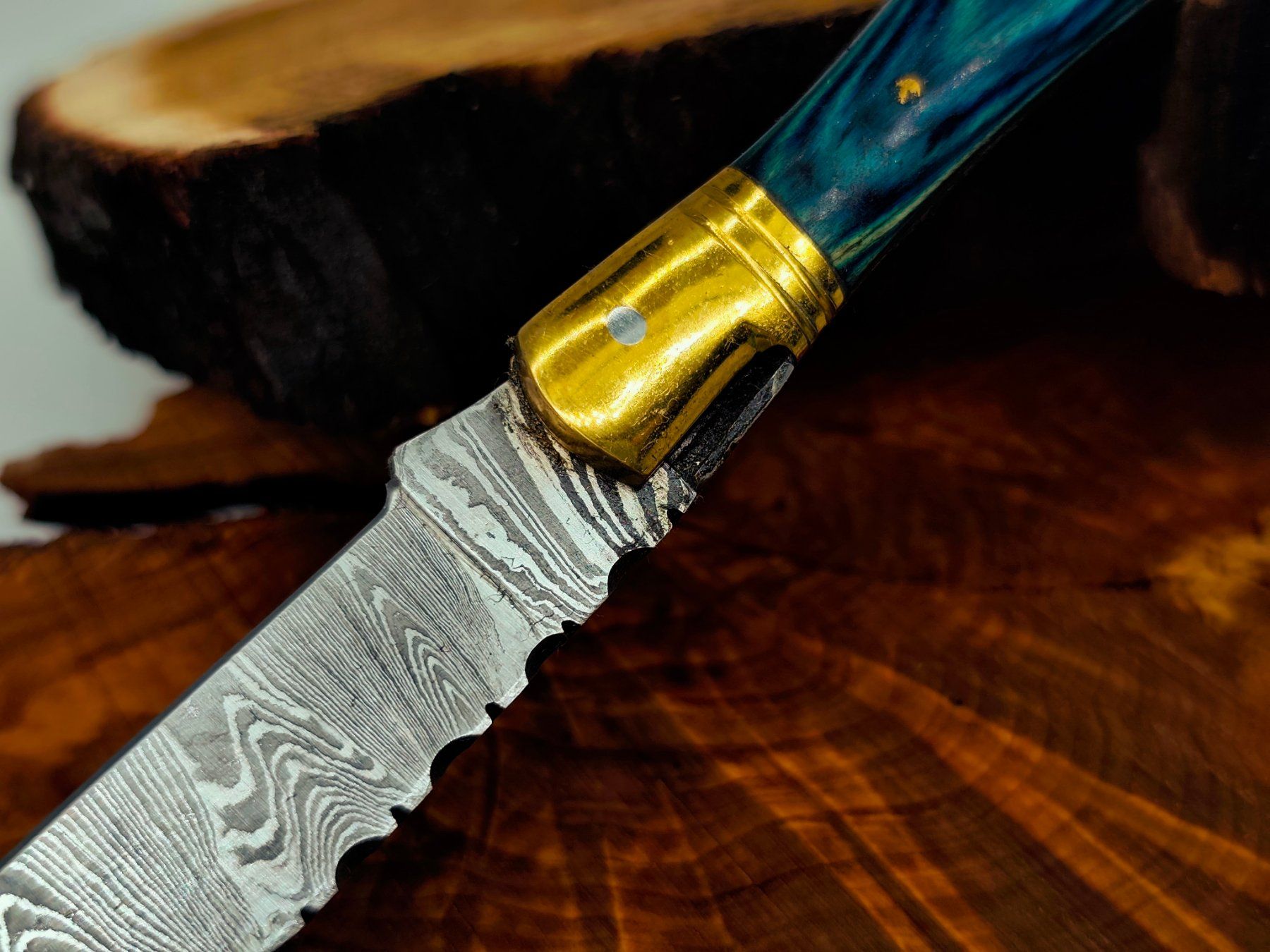 Accessori: Laguiole Damast Messer Klappmesser echtes Damastmesser – Nuovo e nell'imballaggio originale da Arlesheim venduto da Premius_1 4