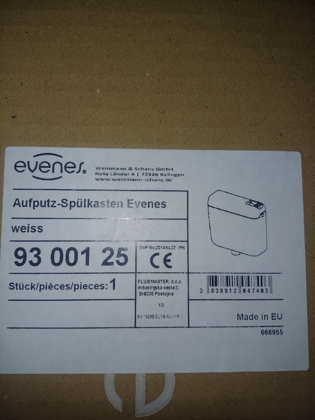 WC: Spühlkasten WC – Neu und originalverpackt aus Hergiswil LU von Kaufi0 1