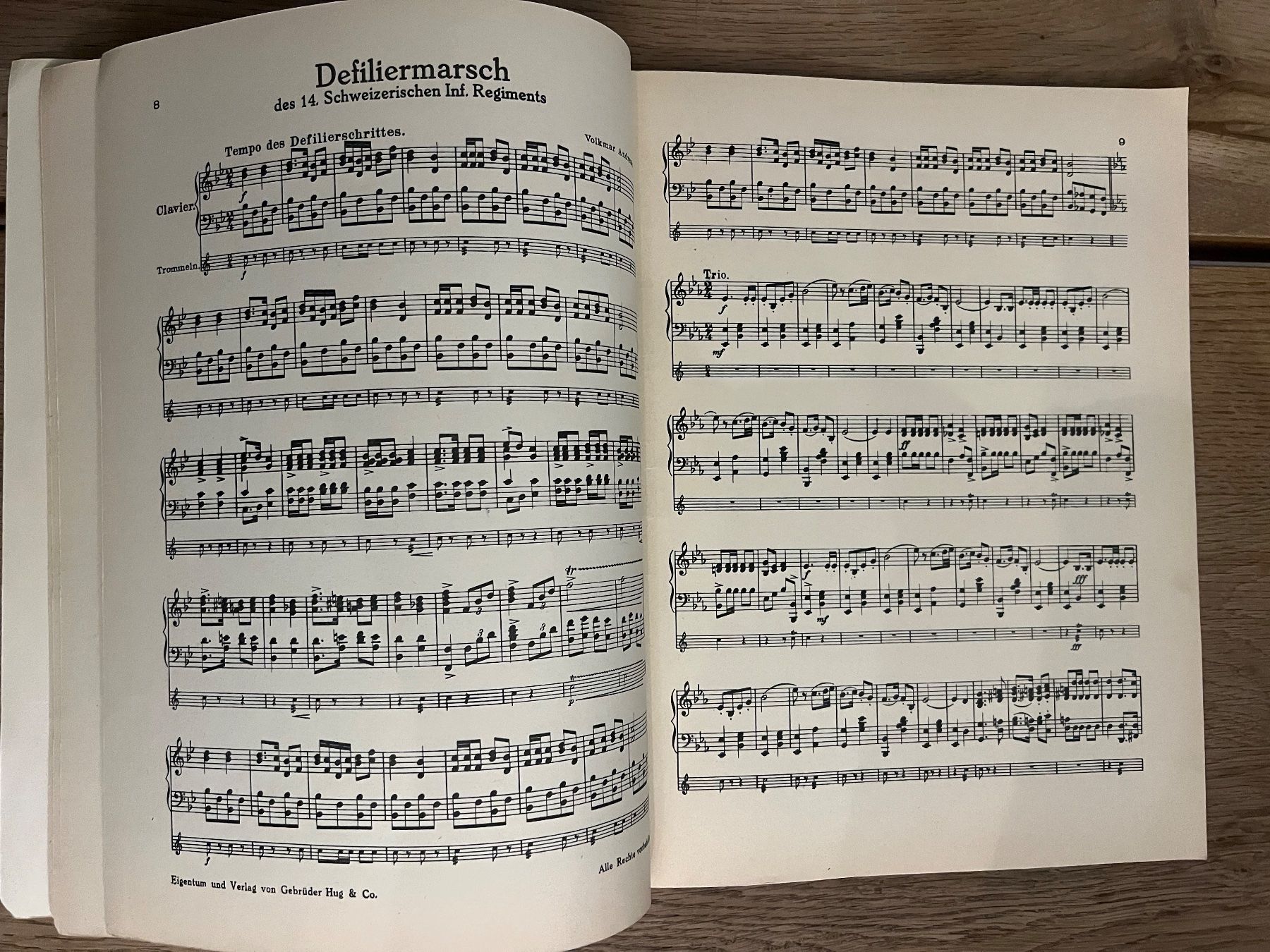 Bücher: Neues Schweizer Marschalbum (KoA) – Gebraucht aus Hermetschwil-Staffeln von militaria-schweiz 5