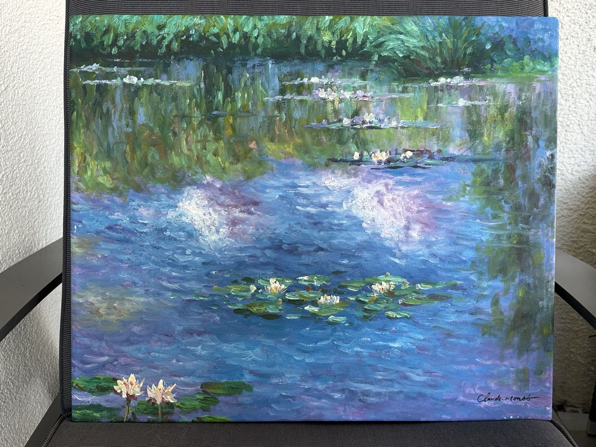 Tableaux: 4 x Seerosen von Claude Monet – D'occasion à Hittnau par willys03 3