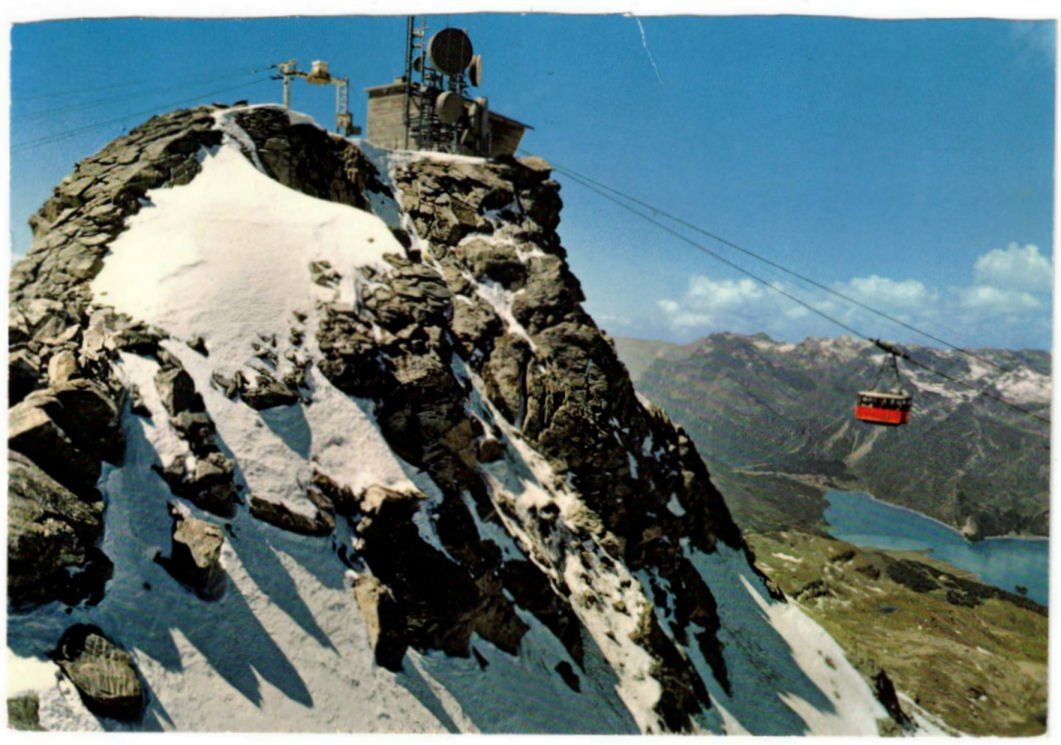 Cartoline postali: Silvaplana - Luftseilbahn Corvatsch – Usato da Binningen venduto da Mountainrider