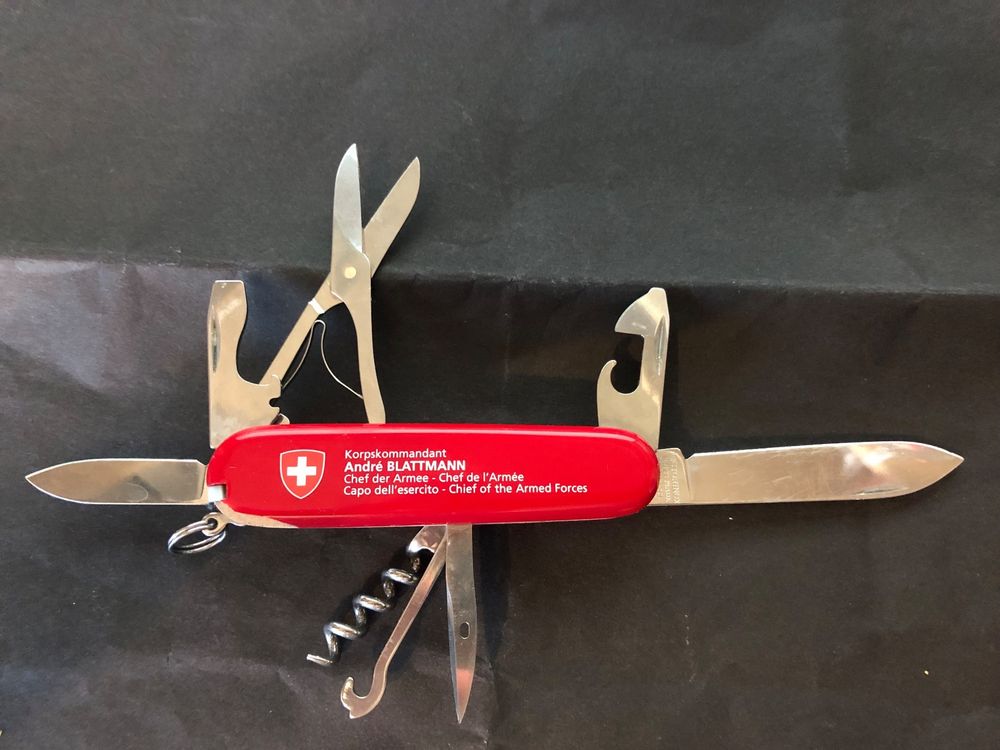 Victorinox Sackmesser mit Beschriftung vom ehemaligen CdA (Gebraucht ...