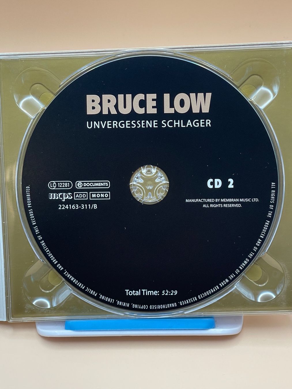 CD: Bruce Low - Unvergessene Schlager – Usato da Rüti ZH venduto da alumedien 3