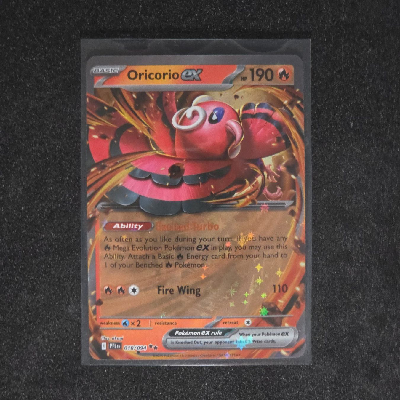 Pokémon Sammelbilder & Trading cards: Oricorio ex - PFL-18 – Neu (gemäss Beschreibung) aus St. Gallen von CardZelo