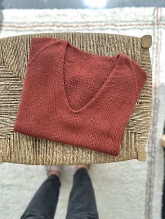 Handgestricktes T-Shirt